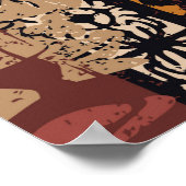 Stammbaum-Patchwork-Abstr. Poster (Ecke)