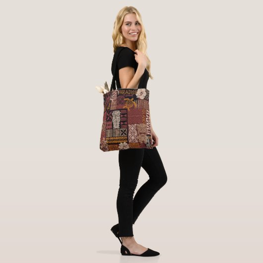 Stammbaum-Patchwork-Abstr. Tasche (Am Model)