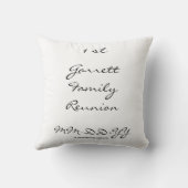 Stammbaum-personalisiertes Kissen (Rückseite)