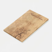 Stammbaum Post-it Klebezettel (angewinkelt)