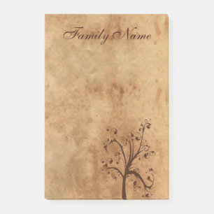 Stammbaum Post-it Klebezettel