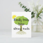 Stammbaum Postkarte (Stehend Vorderseite)
