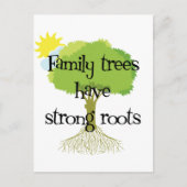 Stammbaum Postkarte (Vorderseite)