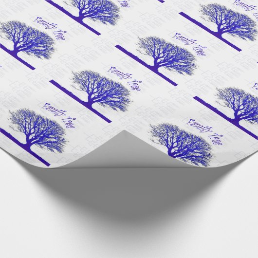 Stammbaum-Sammlung Geschenkpapier (Ecke)