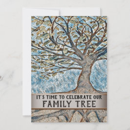 Stammbaum-Wiedersehen-Einladung Einladung