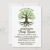 Stammbaum-Wiedersehen-Familie Einladung (Vorderseite)