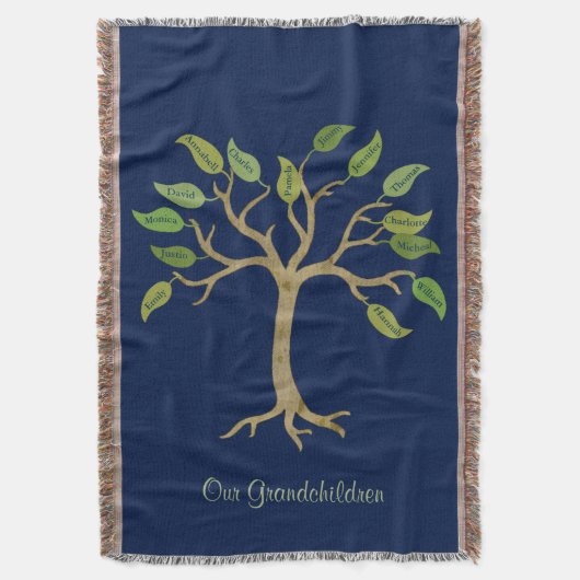 Stammbaum-Wurfs-Decke des Großvaters Decke (Vorderseite Vertikal)