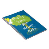 Stammbäume haben starke Wurzeln Notizblock (Rechte Seite)