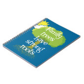 Stammbäume haben starke Wurzeln Notizblock (Linke Seite)