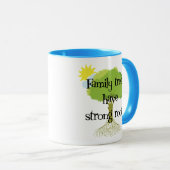Stammbäume haben starke Wurzeln Tasse (VorderseiteRechts)