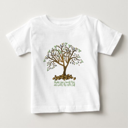 Stammbaumnuts Baby T-shirt (Vorderseite)
