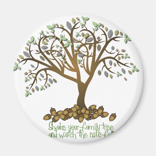 Stammbaumnuts Magnet (Vorne)