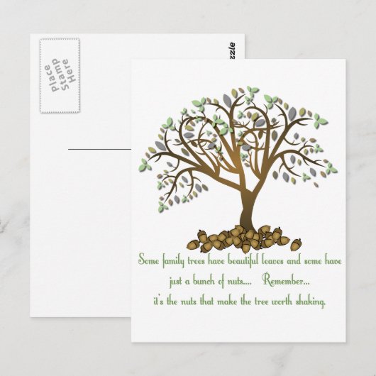 Stammbaumnuts Postkarte (Vorne/Hinten)