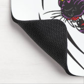 Stammbauweise aus schwarzem Panther Mousepad (Ecke)