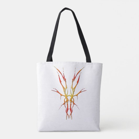 Stammbauweise für Hirschjäger in Rot Tasche (Rückseite)