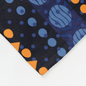 Stammbauweise: Multifunktionales nahtloses Muster. Fleecedecke (Ecke)