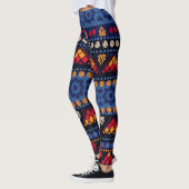 Stammbauweise: Multifunktionales nahtloses Muster. Leggings (Links)
