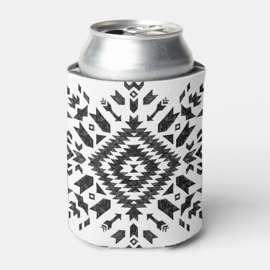 Stammbauweise: Schwarz-weiß handGezeichnet Dosenkühler (Kanne Vorderseite)