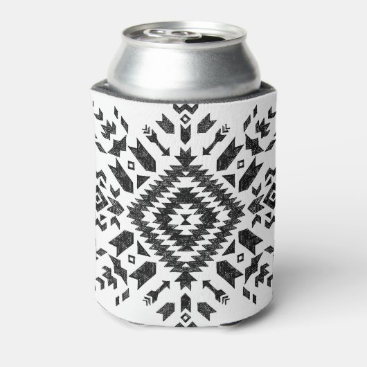 Stammbauweise: Schwarz-weiß handGezeichnet Dosenkühler (Kanne Rückseite)