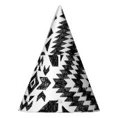 Stammbauweise: Schwarz-weiß handGezeichnet Partyhütchen (Links)