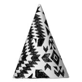 Stammbauweise: Schwarz-weiß handGezeichnet Partyhütchen (Rechts)