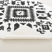 Stammbauweise: Schwarz-weiß handGezeichnet Sherpadecke (3/4)