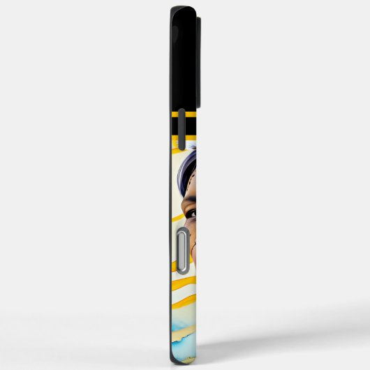 Stammbuch: Künstlerische Touch Case-Mate iPhone Hülle (Rückseite / Rechts)