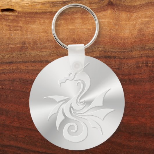 Stammdrache mit Embossed-Effekt Schlüsselanhänger (Vorderseite)