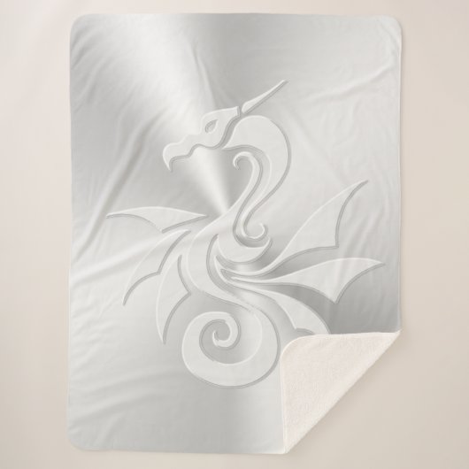 Stammdrache mit Embossed-Effekt Sherpadecke (Vorderseite)