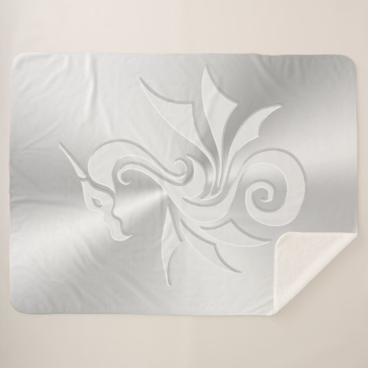 Stammdrache mit Embossed-Effekt Sherpadecke (Vorderseite (Horizontal))