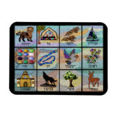 Stämme Israels Magnet (Horizontal)