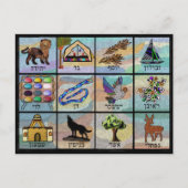 Stämme Israels Postkarte (Vorderseite)