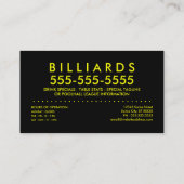 Stammechtball Visitenkarte (Rückseite)