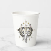 Stammelefantendiagramm Pappbecher (Rückseite)