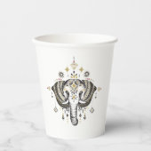 Stammelefantendiagramm Pappbecher (Vorderseite)