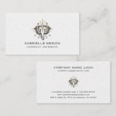 Stammelefantendiagramm Visitenkarte (Vorne/Hinten)