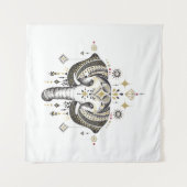 Stammelefantendiagramm Wandteppich (Vorderseite (Horizontal))