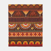 Stammenahtloses Muster. Fleecedecke (Vorderseite)