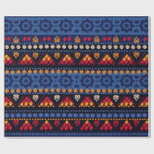 Stammenahtloses Muster. Geschenkpapier (Flach)