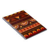 Stammenahtloses Muster.  Notizblock (Rechte Seite)