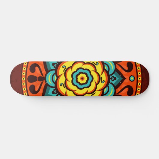 Stammes Abstrakt Skateboard (Horizontal)