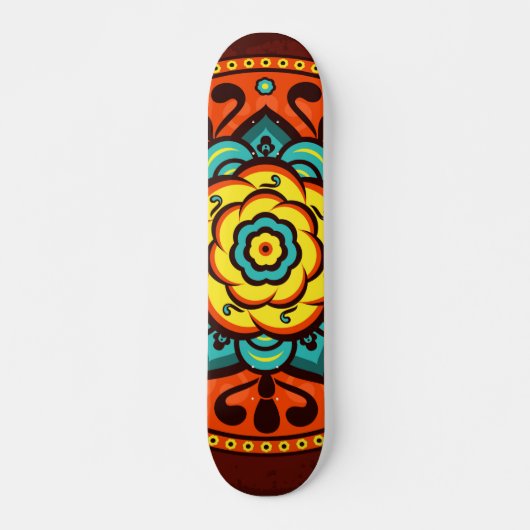 Stammes Abstrakt Skateboard (Vorne)
