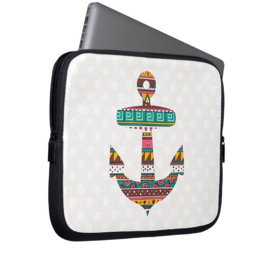 Stammes- Anker Laptopschutzhülle (Vorne Rechts)