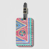 Stammes- antike bunte arabische Tür Gepäckanhänger (Vorderseite Vertikal)