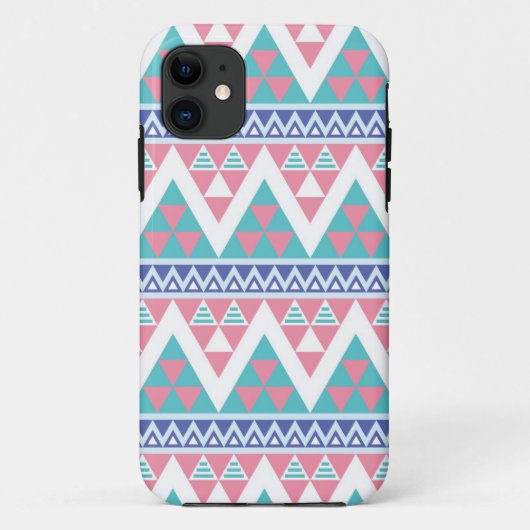Stammes- Aztec-Farbmuster Case-Mate iPhone Hülle (Rückseite)