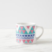 Stammes- Aztec-Farbmuster Espressotasse (Rechts)
