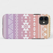 Stammes- Aztec-Ombre-Muster Case-Mate iPhone Hülle (Rückseite (Horizontal))