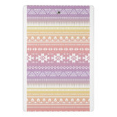 Stammes- Aztec-Ombre-Muster Mini Klemmbrett (Rückseite)