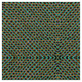 Stammes- aztekische stoff (Nahaufnahme)