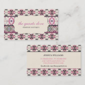 Stammes- aztekische Visitenkarten Visitenkarte (Vorne/Hinten)